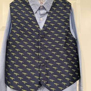 Boys 2-Piece Vest Set by Happy Fella-Sz 10